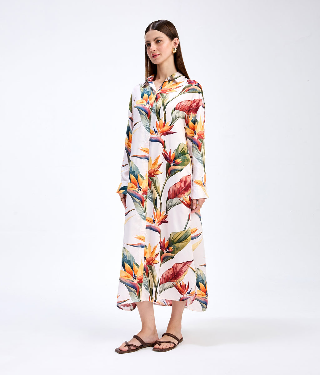 Tropique Voyage Shirt Dress