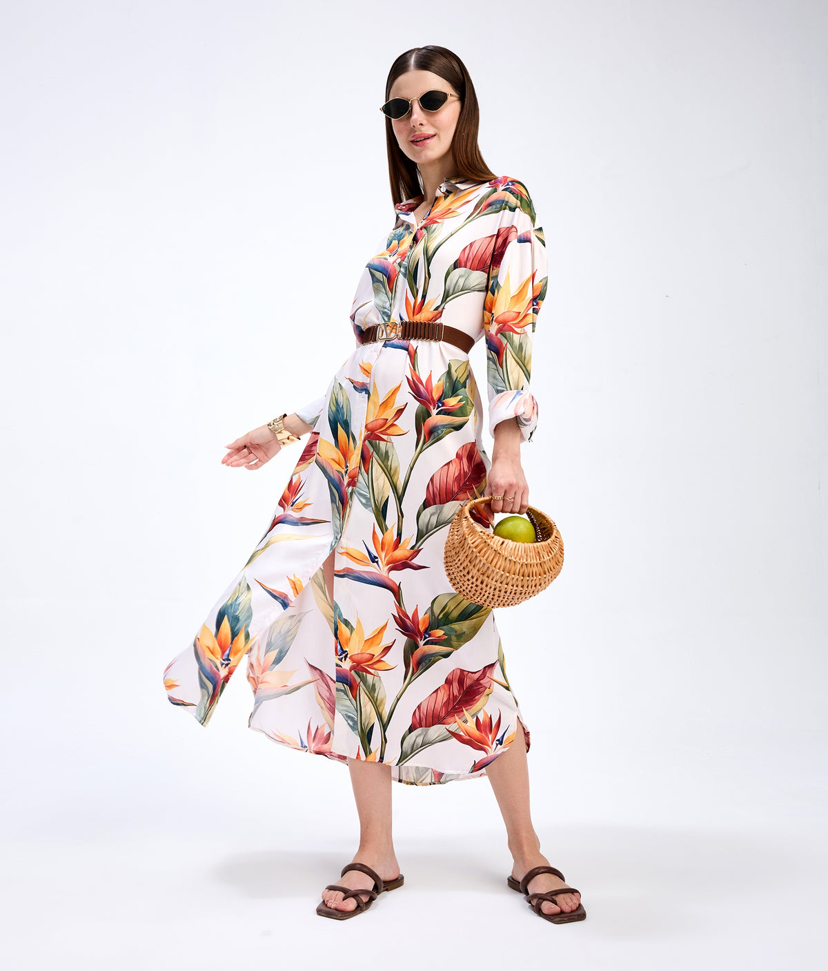 Tropique Voyage Shirt Dress
