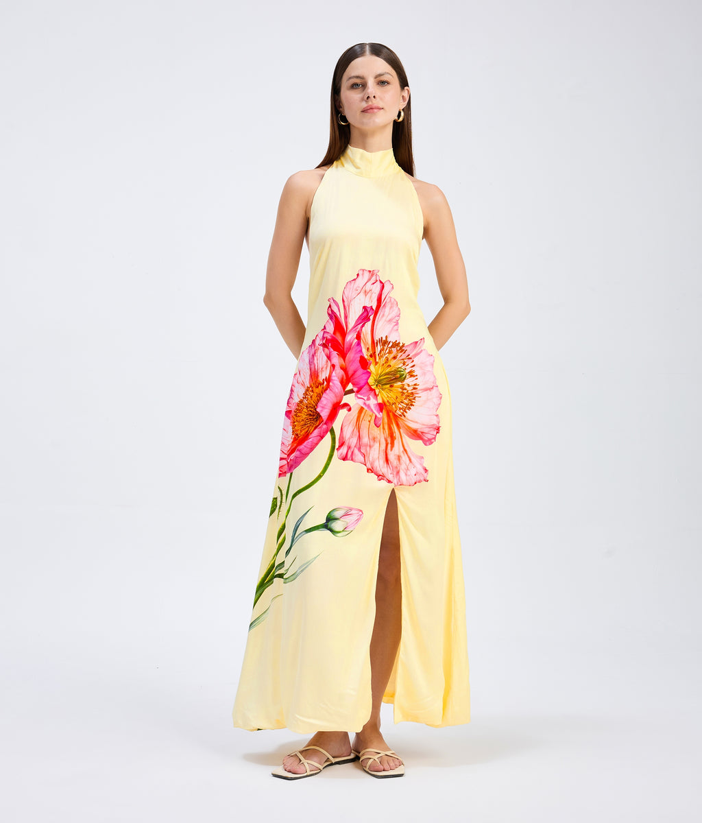 Wildflower Halterneck Maxi Dress