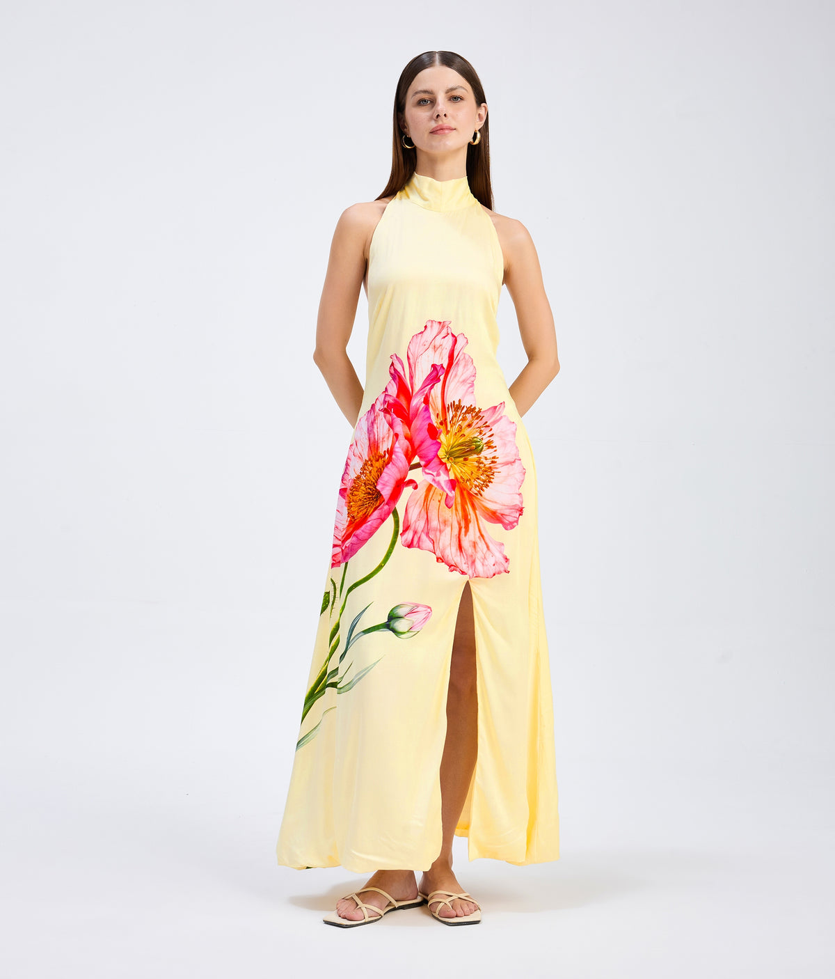 Wildflower Halterneck Maxi Dress