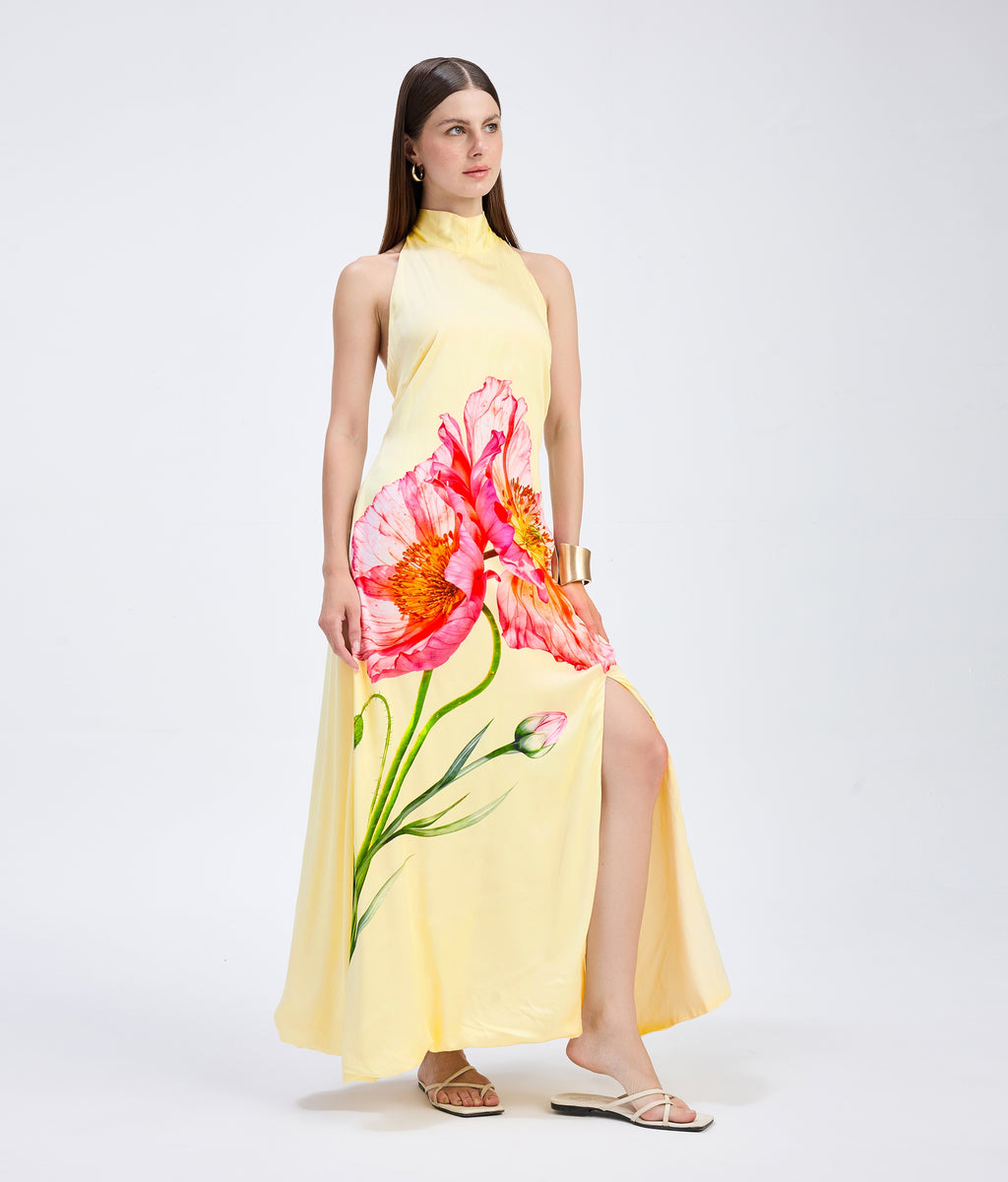 Wildflower Halterneck Maxi Dress