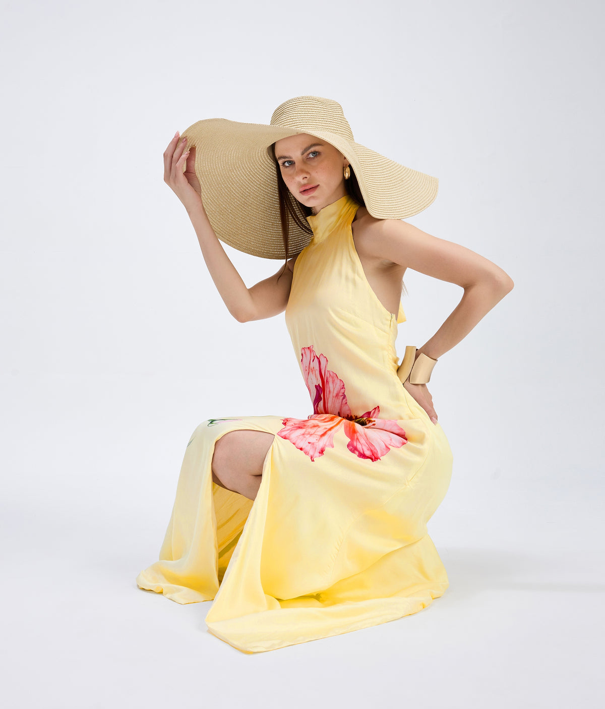 Wildflower Halterneck Maxi Dress