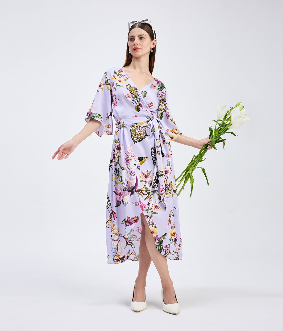 Luna Garden Wrap Dress