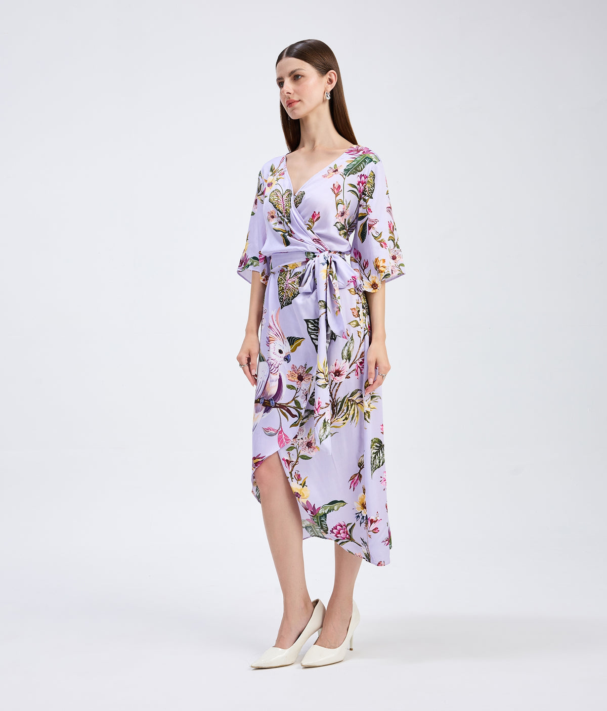 Luna Garden Wrap Dress