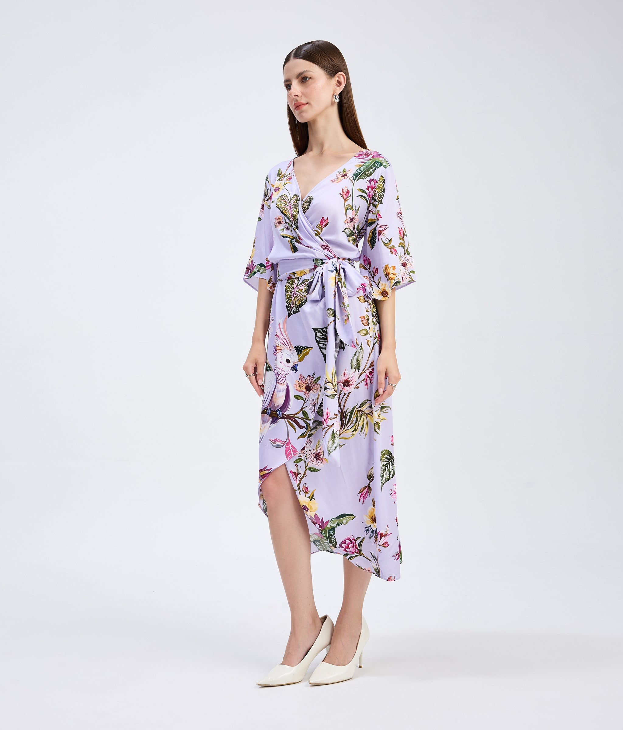 Luna Garden Wrap Dress