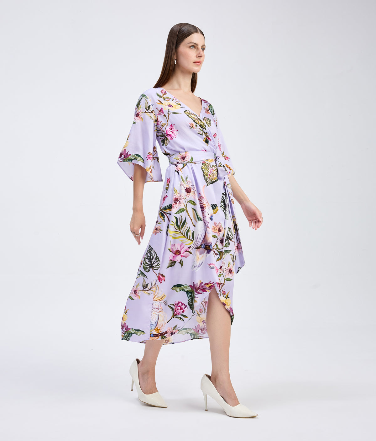 Luna Garden Wrap Dress