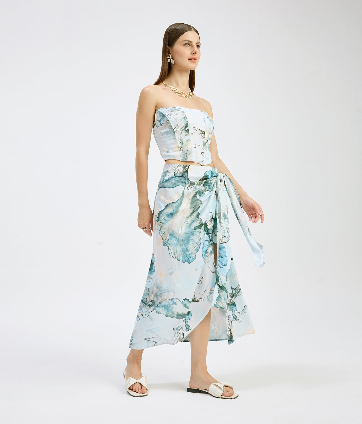Mykonos Muse Sarong Skirt Set