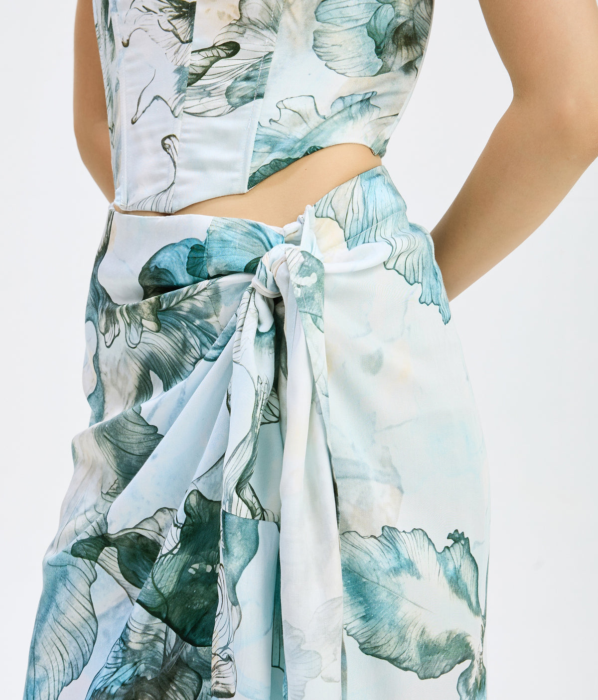 Mykonos Muse Sarong Skirt Set