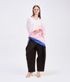 Romanticizing in Pink Poppy Scarf