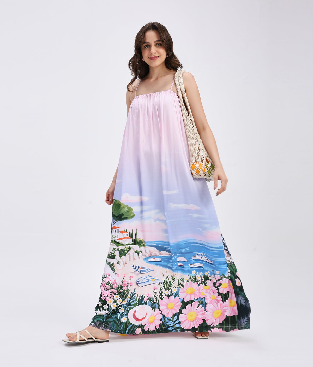 French Riviera Maxi Dress