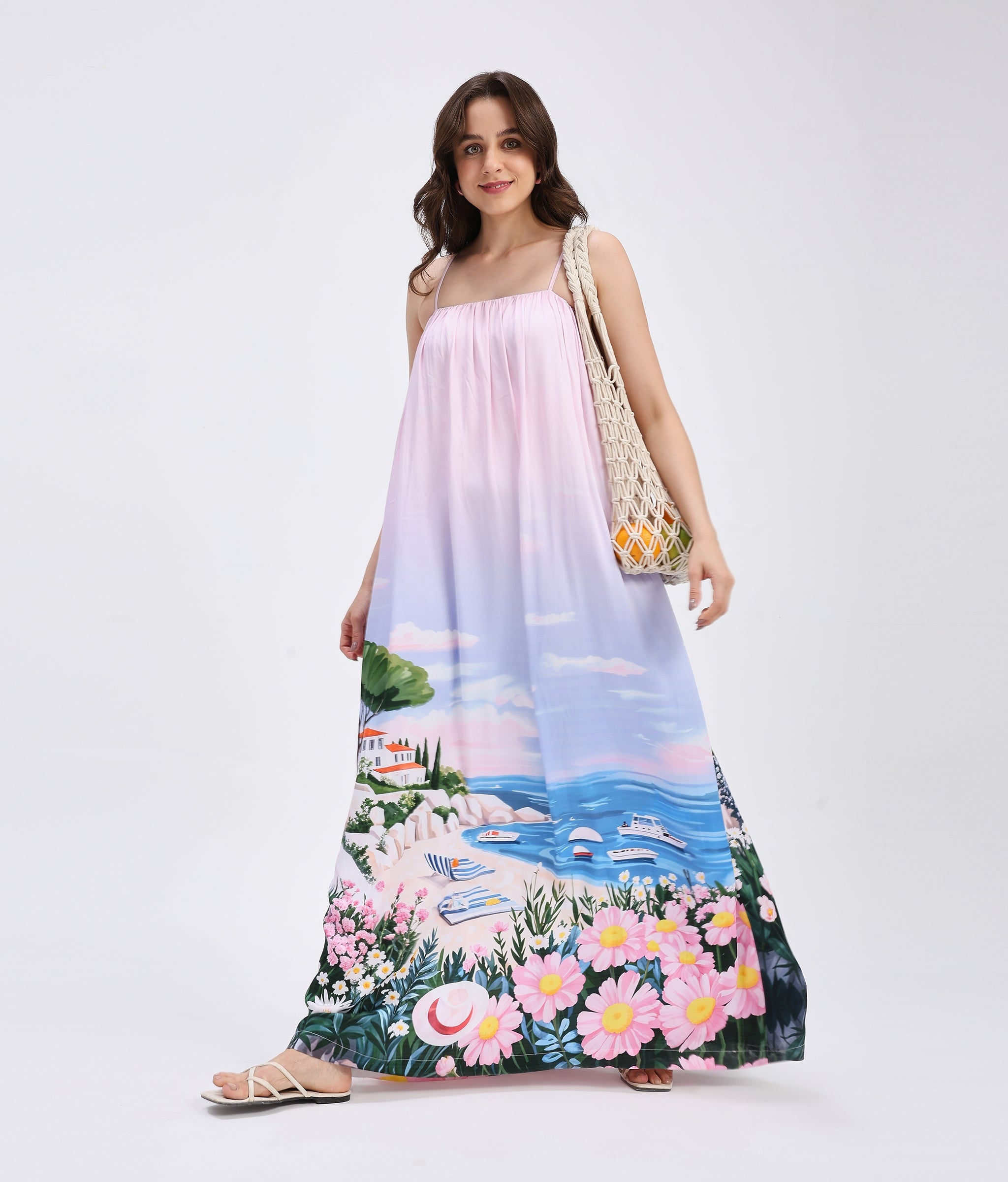 French Riviera Maxi Dress