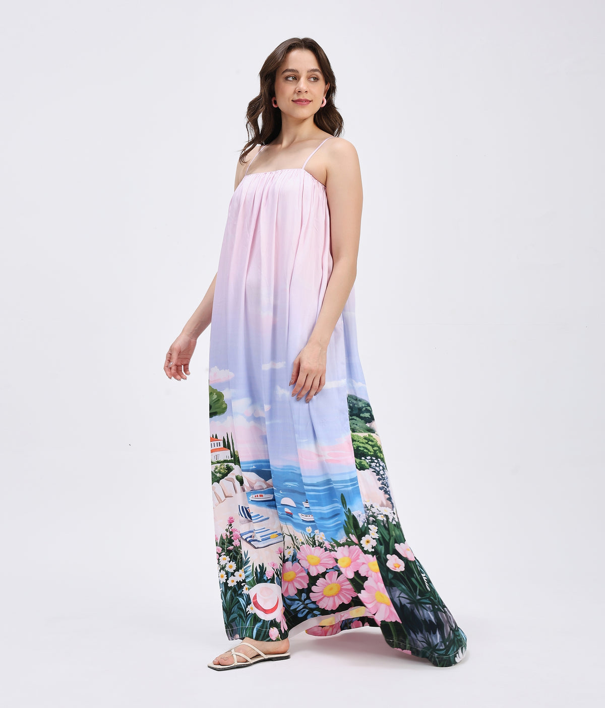 French Riviera Maxi Dress