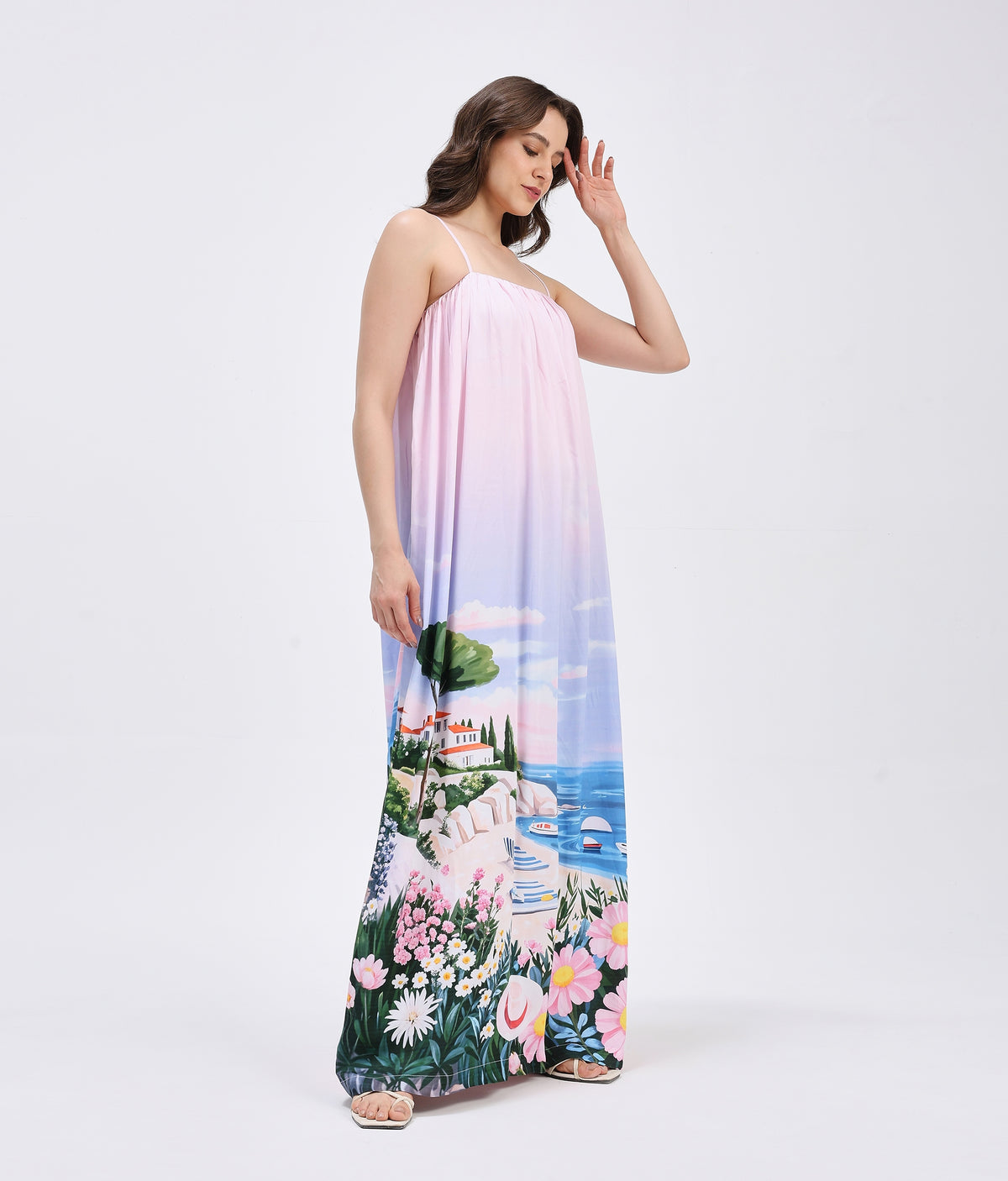 French Riviera Maxi Dress