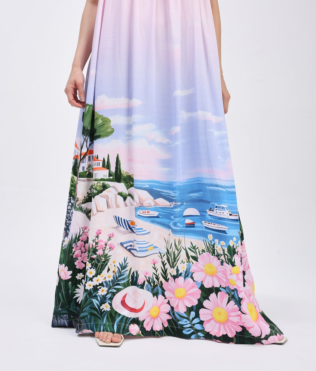 French Riviera Maxi Dress