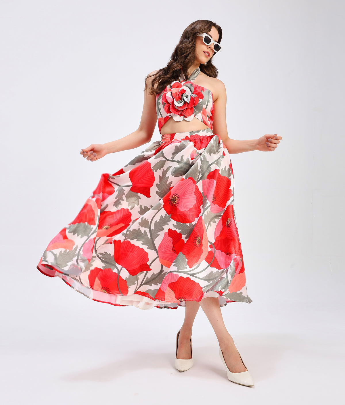 Poppy Jardin Skirt Set