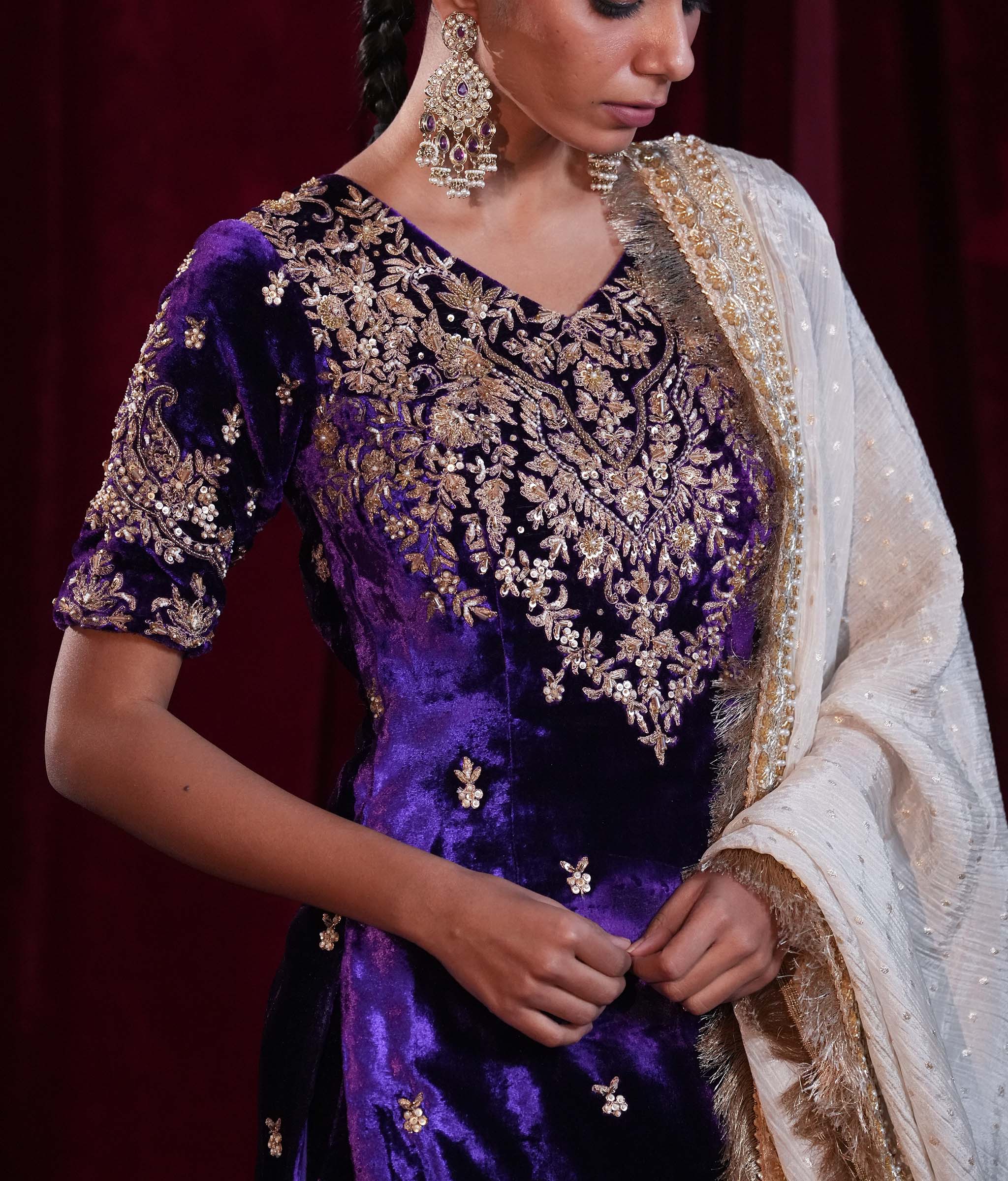 Zar Banafsha Suit Set