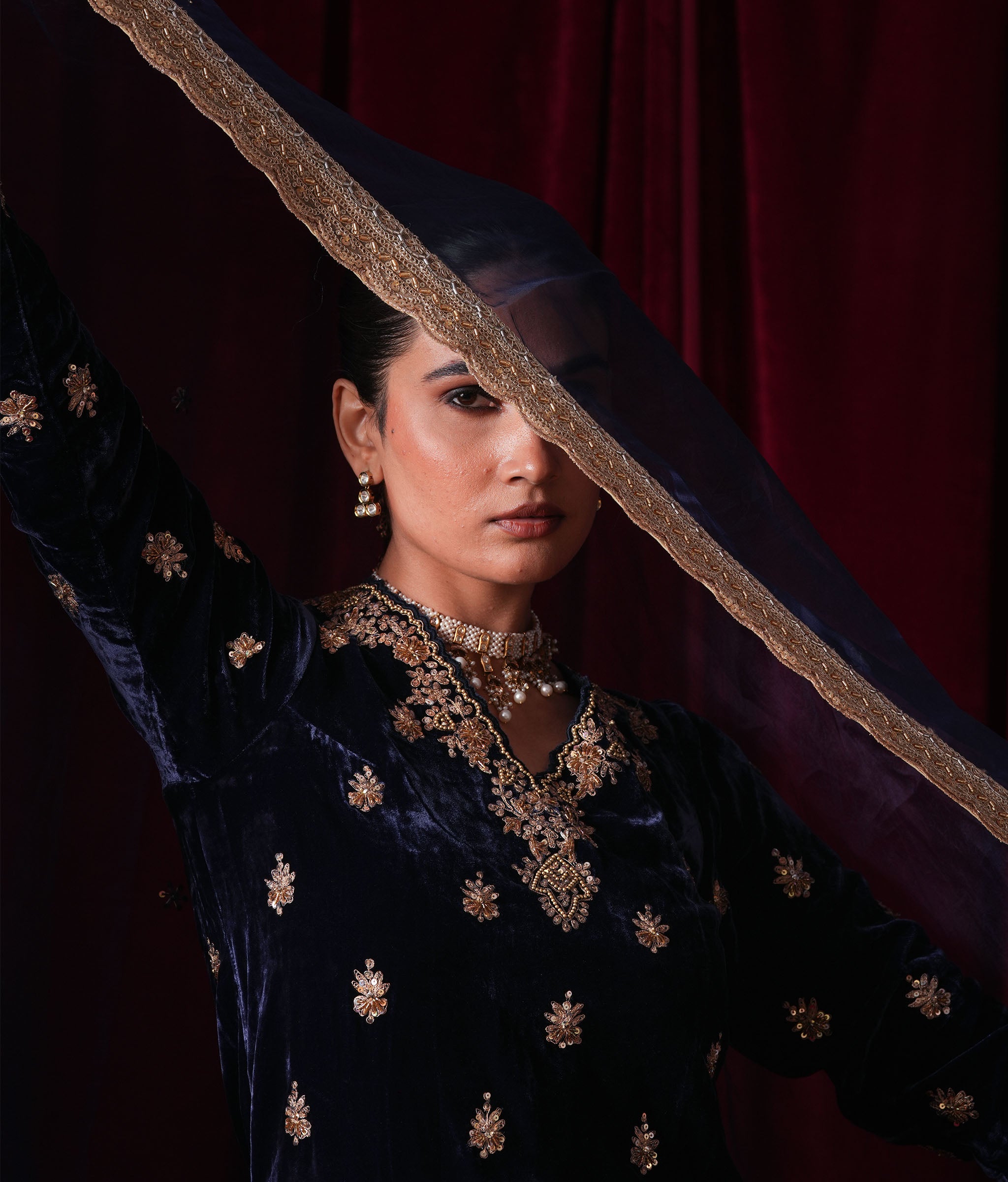 Noor-e-Neelam Sharara Set