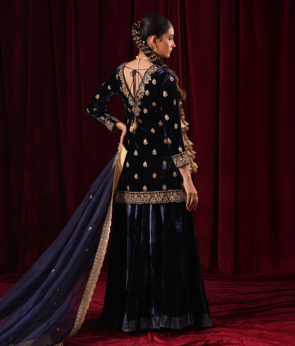 Noor-e-Neelam Sharara Set