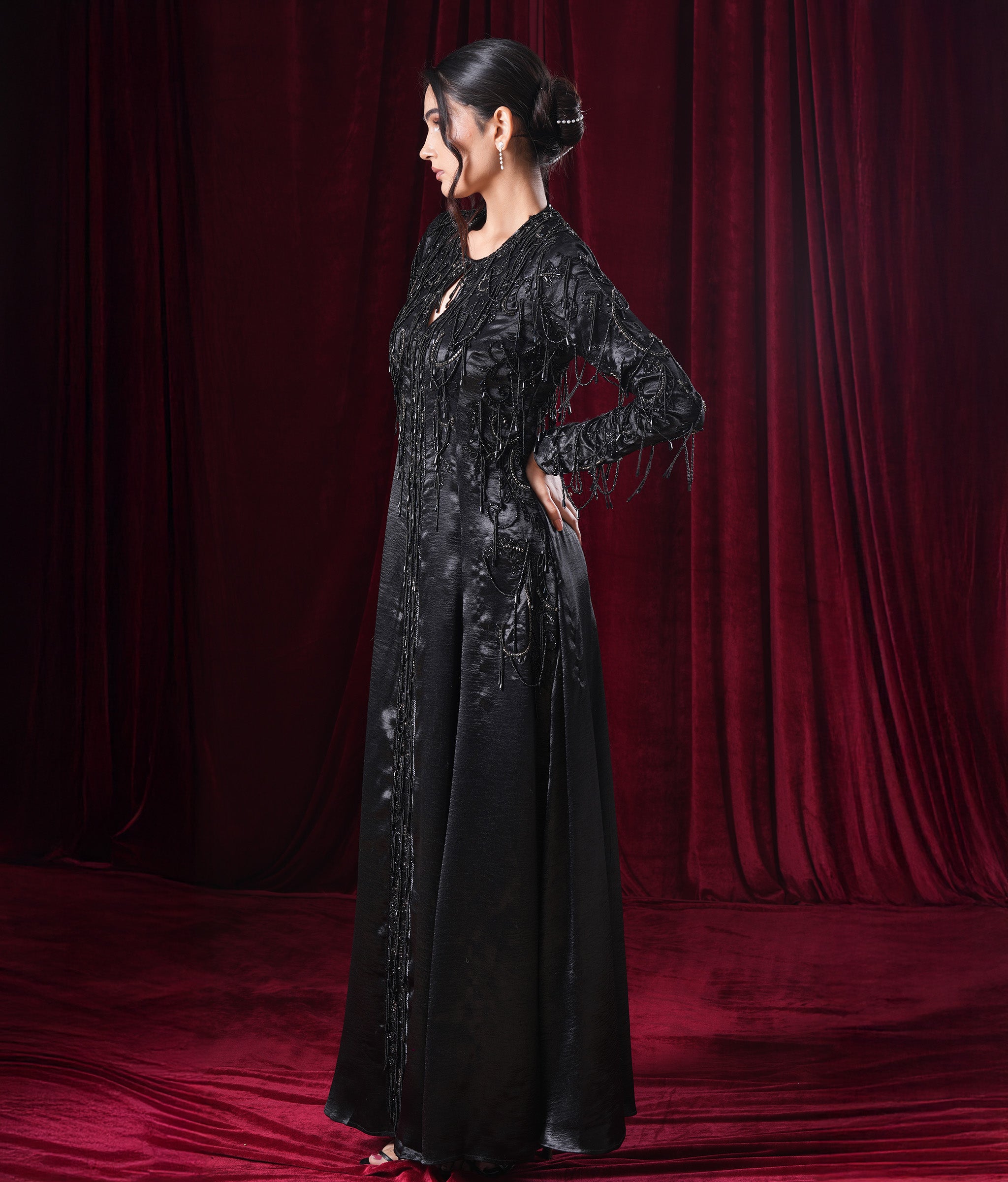 Noir Empress Keyhole Gown