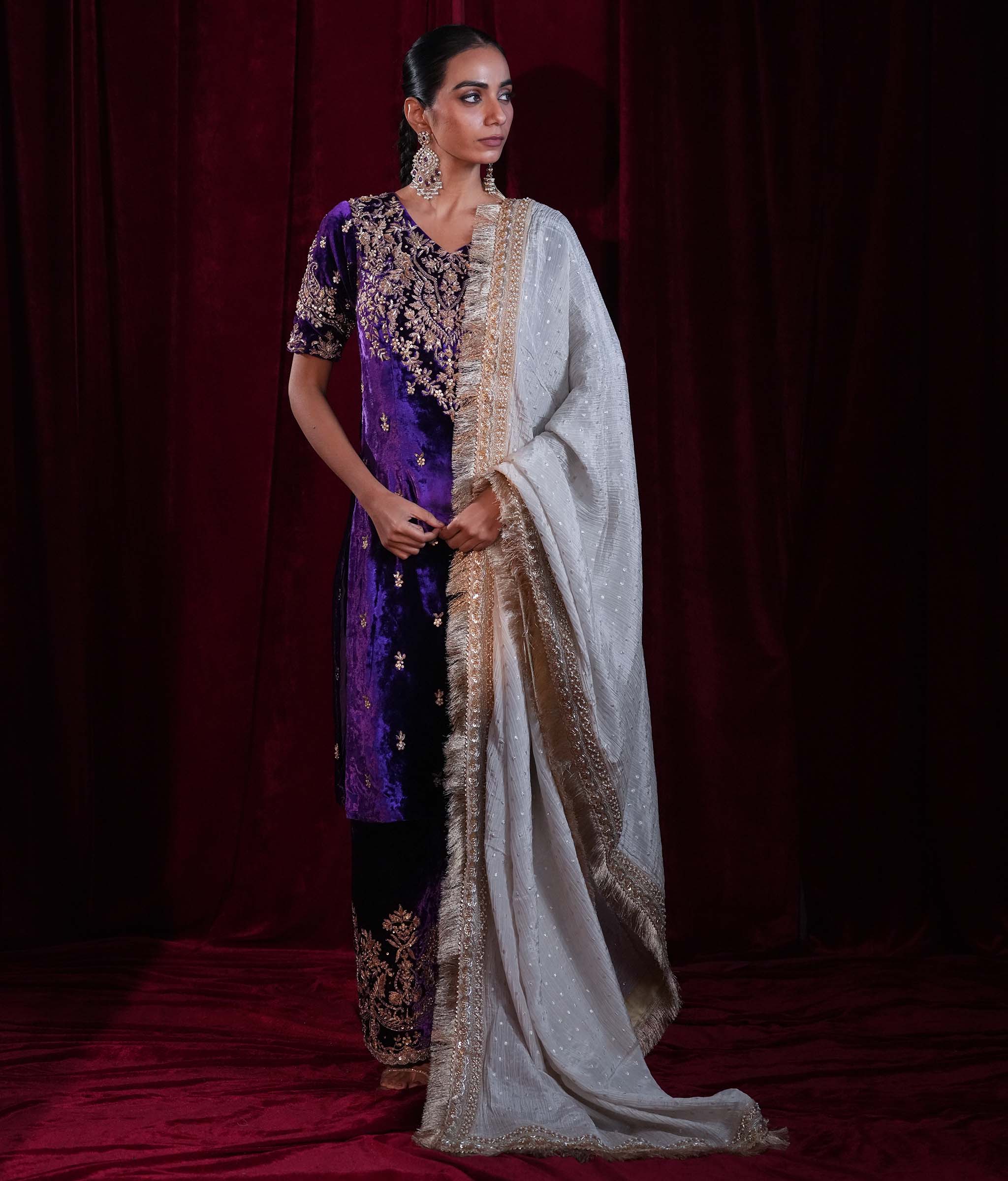 Zar Banafsha Suit Set