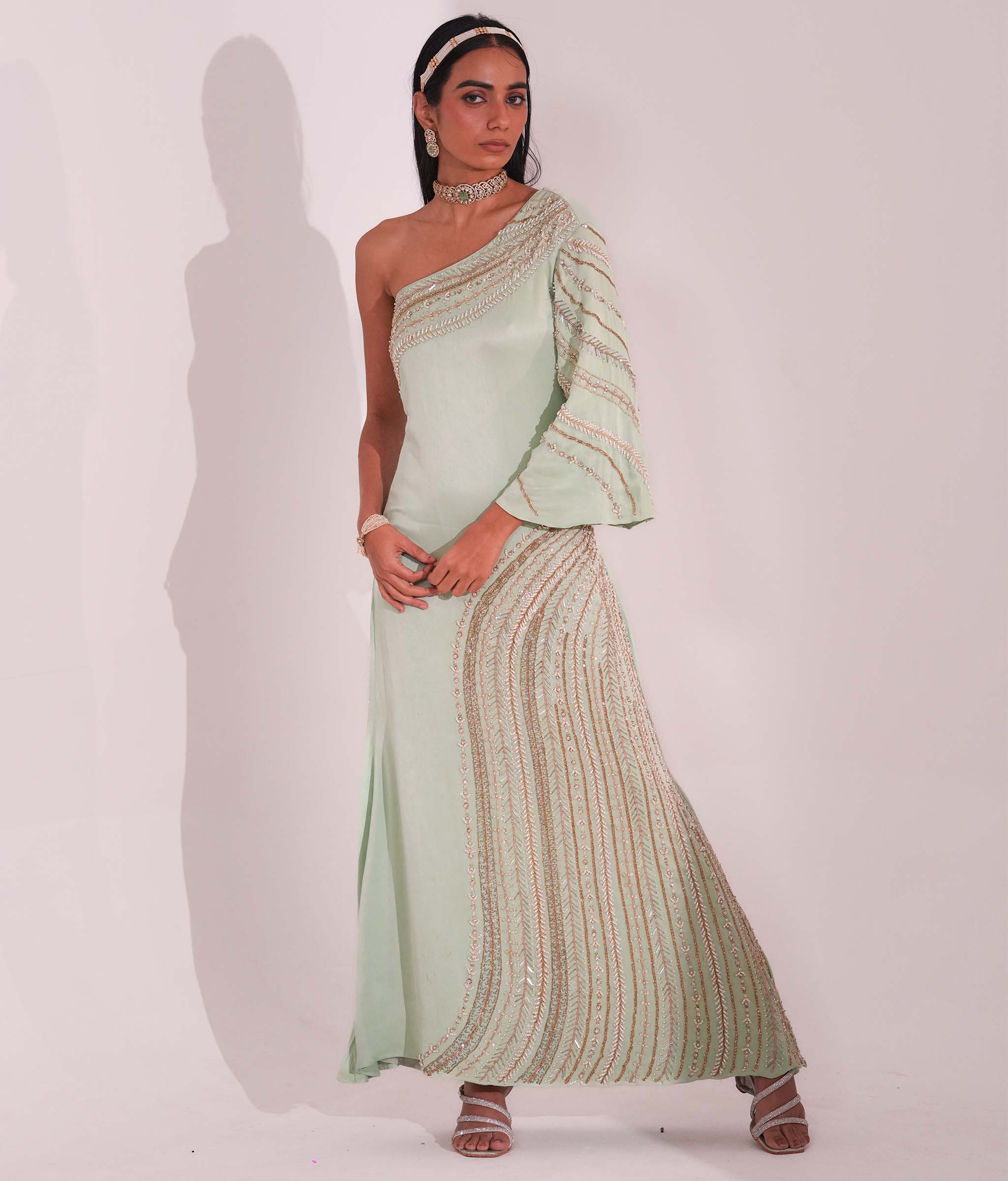 Menthe Asyméa Dress