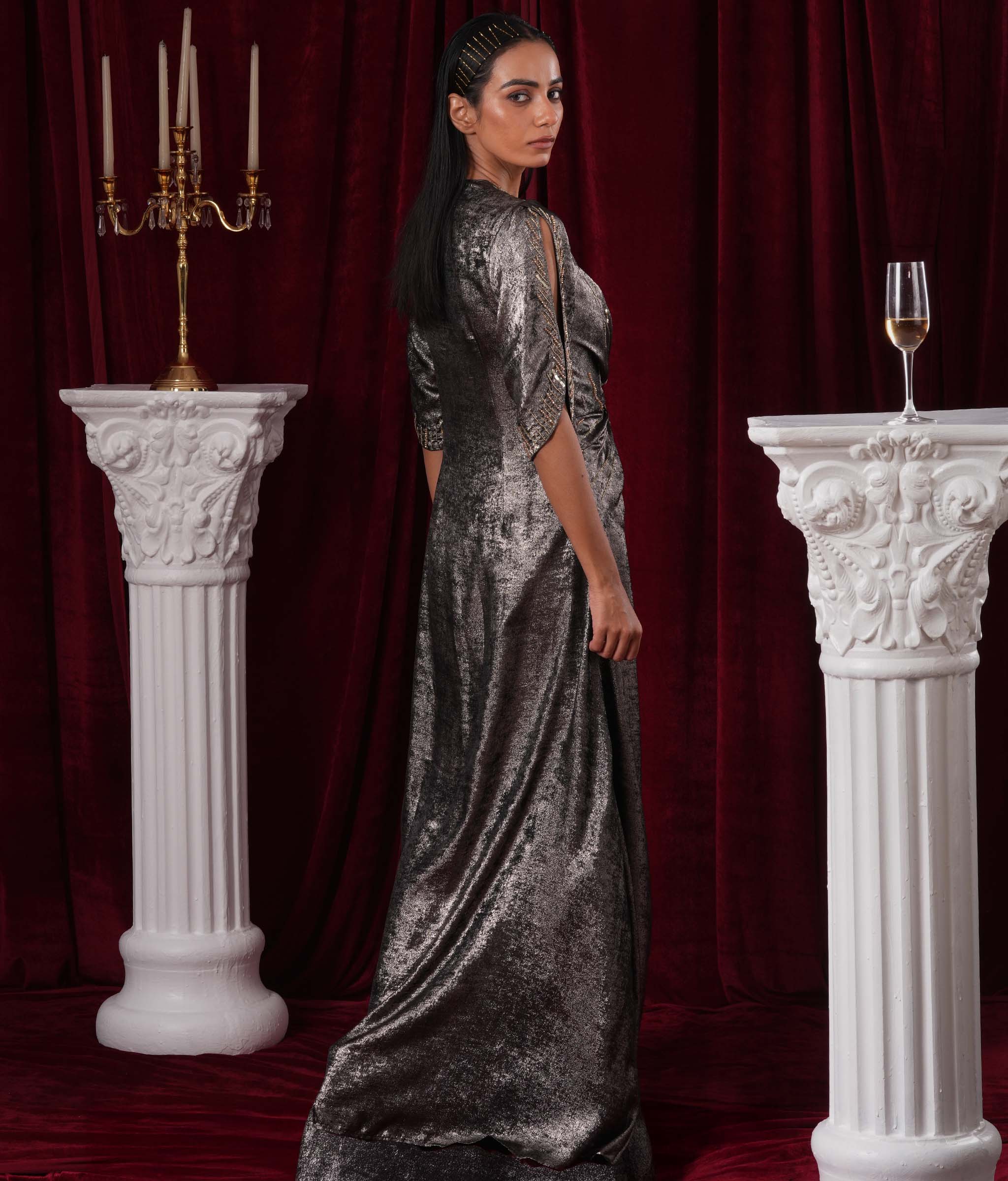 Tinsel Twist Metallic Kaftan