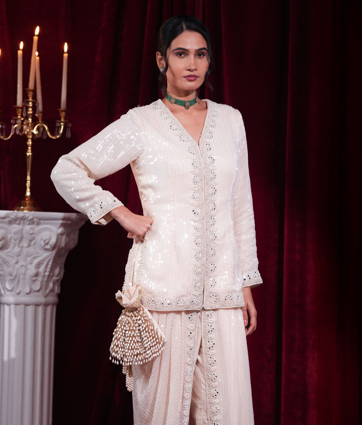 Opal Mirage Dhoti Kurta Set