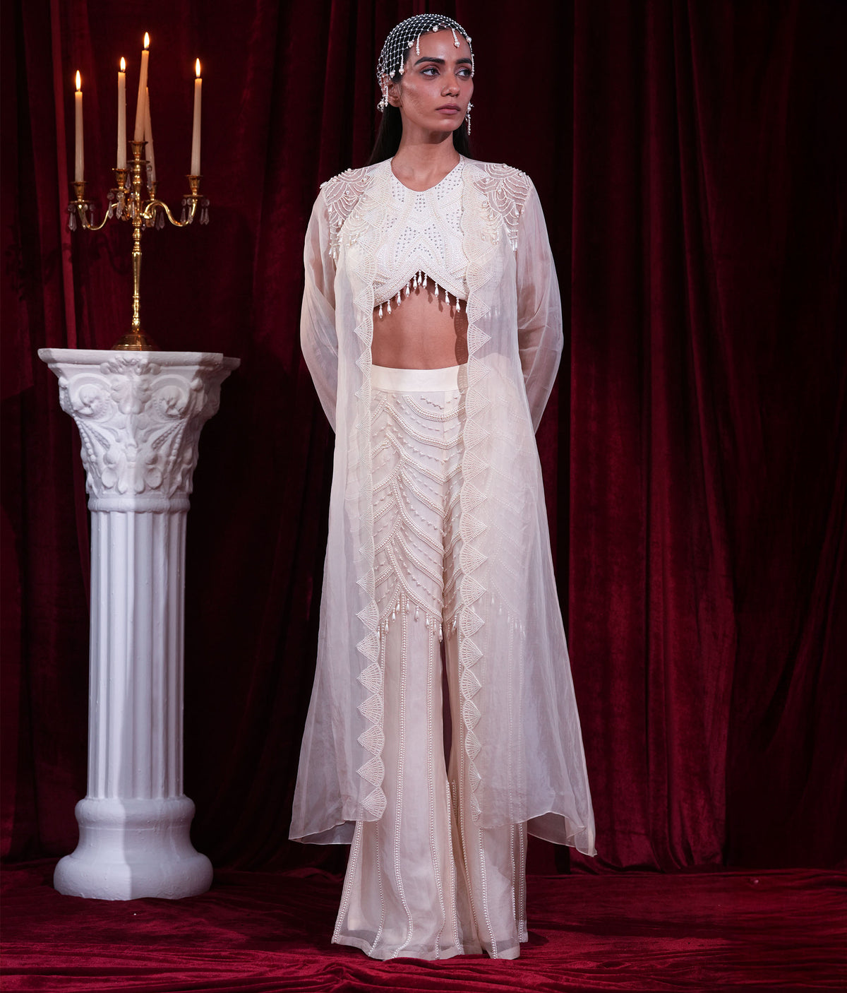 Pearl Halo Set