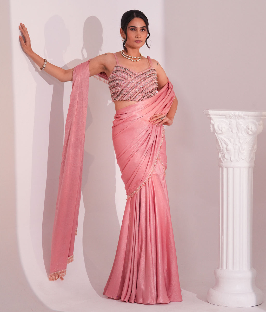 Meher Mirage Rosé Saree