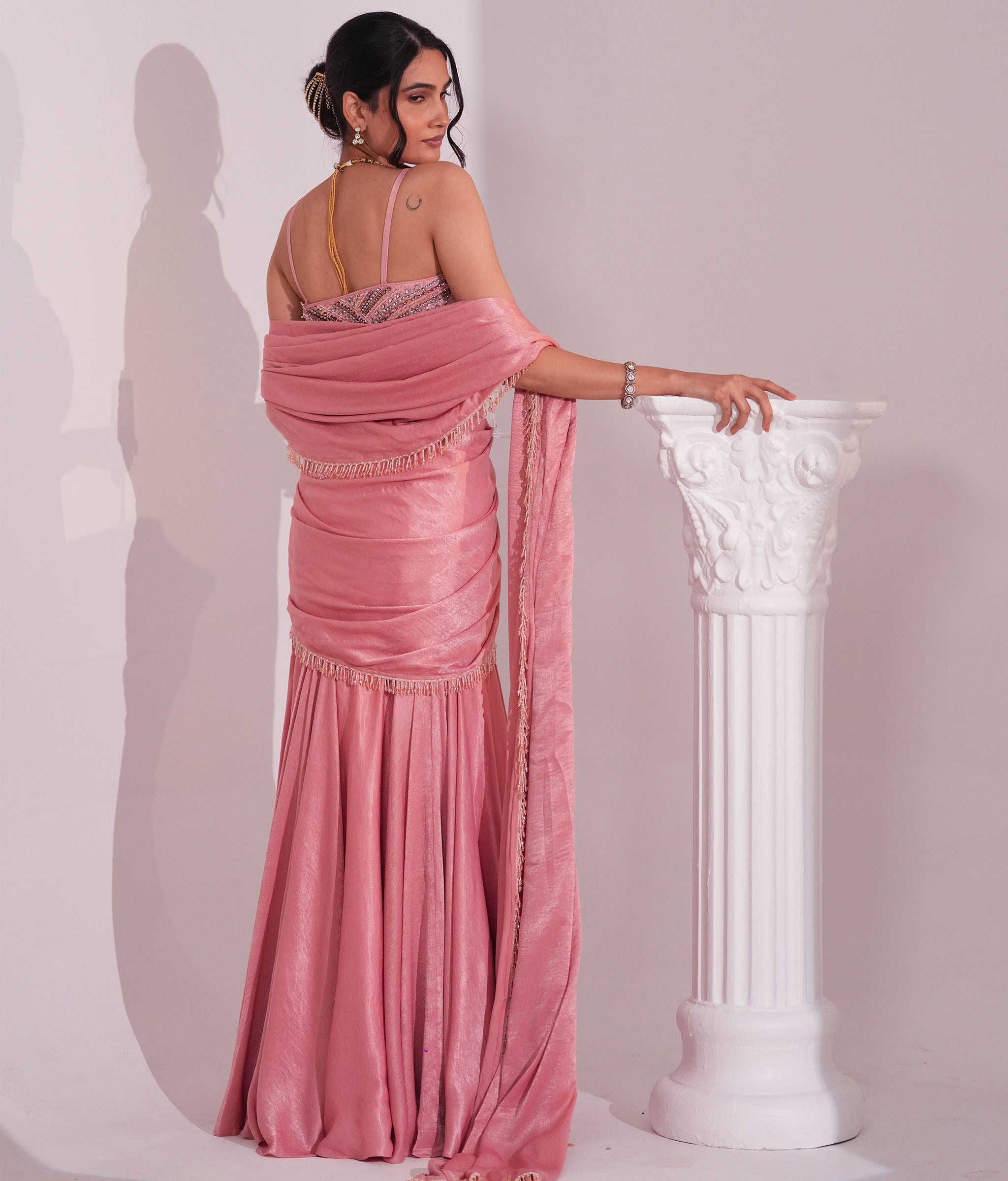 Meher Mirage Rosé Saree