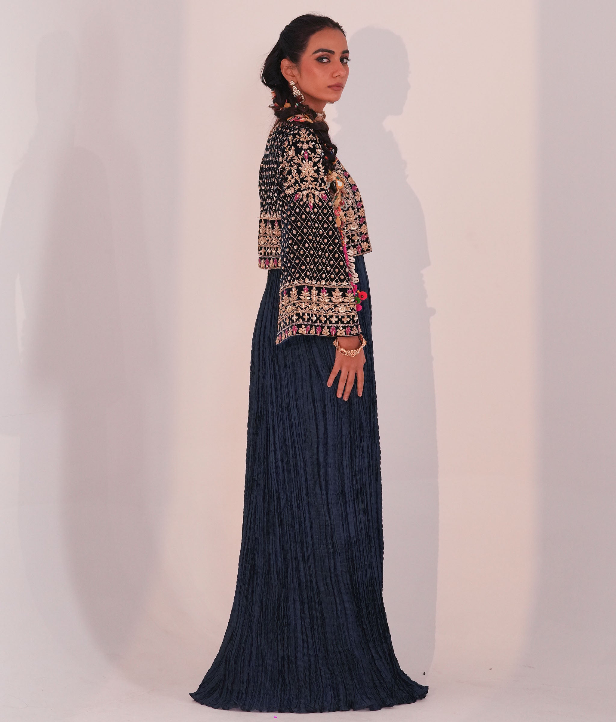 Neel Darbar Anarkali Set