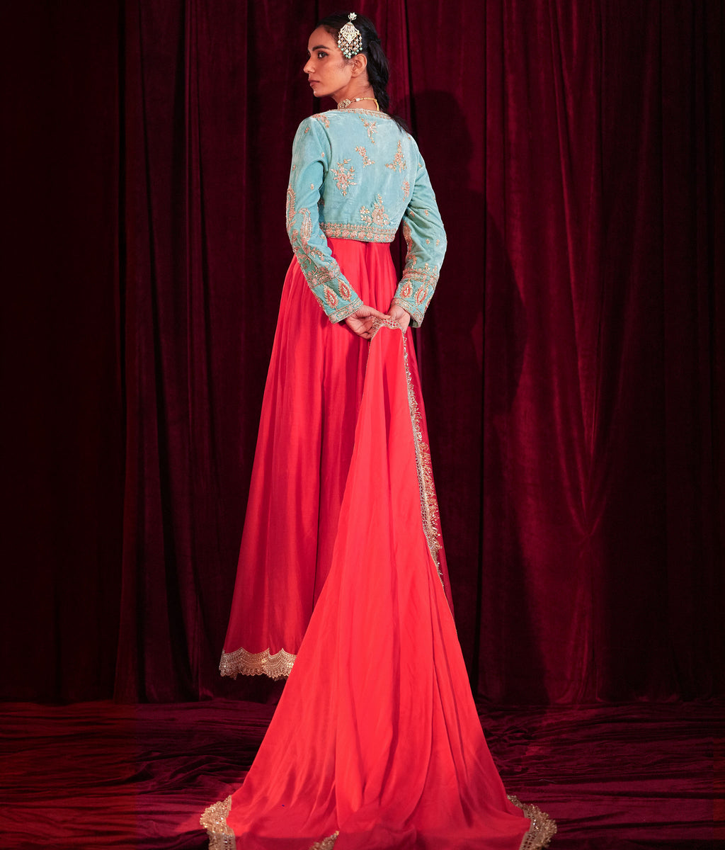 Gulnar Shahi Anarkali Koti Set