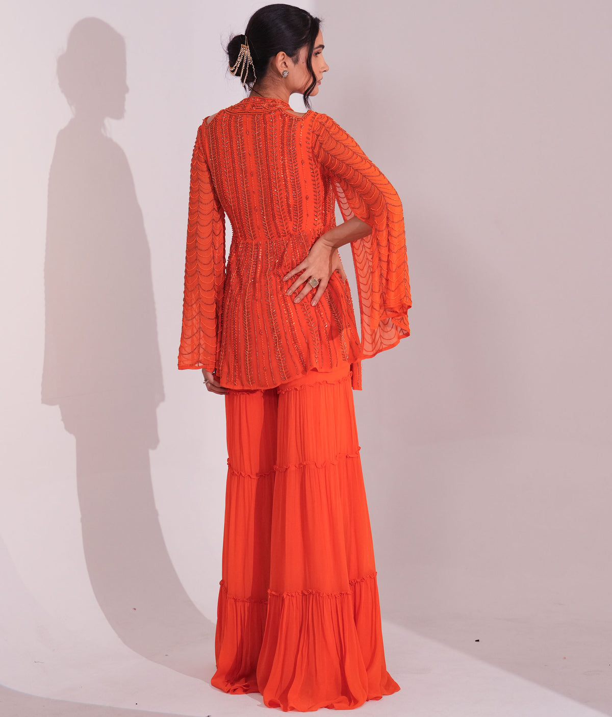 Amber Frangi Sharara Set